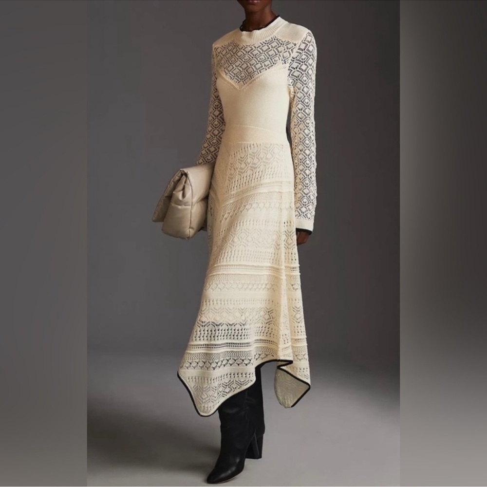 Anthropologie Victorian sweater dress size xl